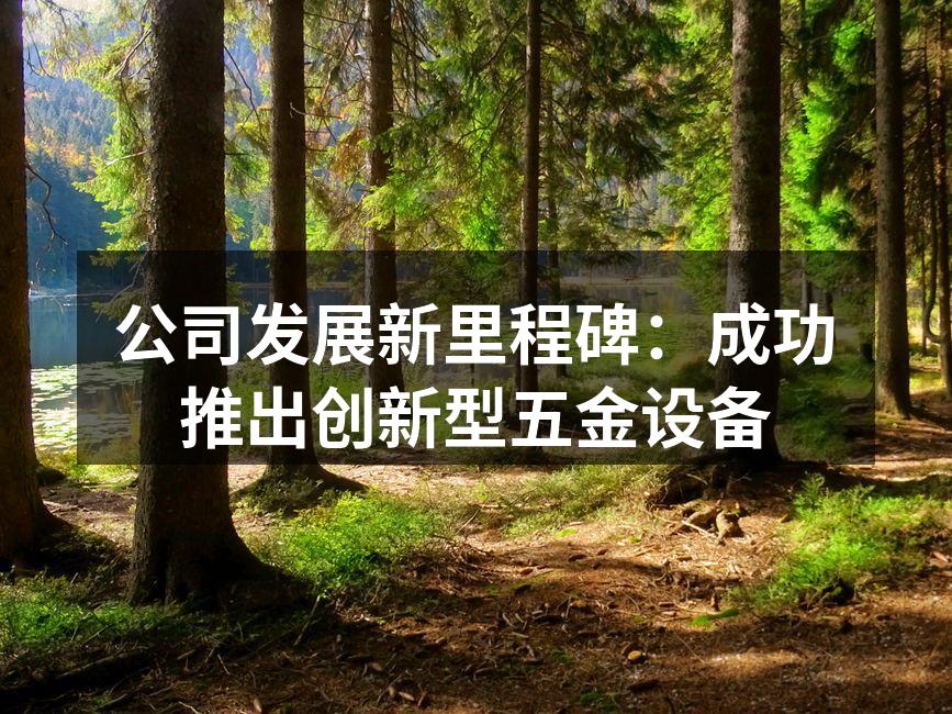 新型五金设备展示